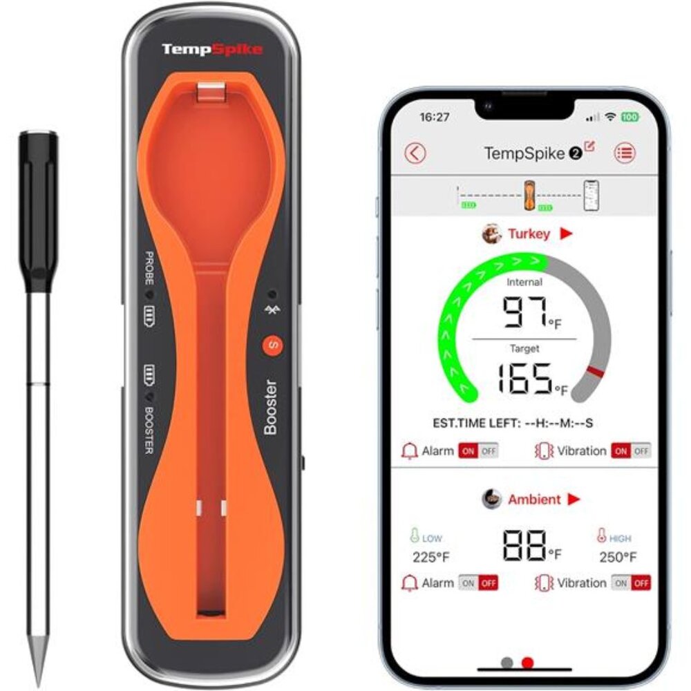 500 ft Wireless Meat Thermometer Digital, Bluetooth Meat